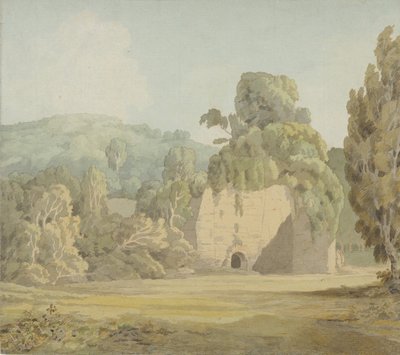 An Ivy Covered Ruin by Francis Towne