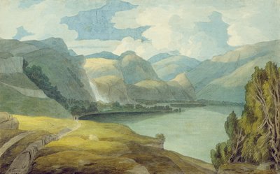 Derwentwater Looking South by Francis Towne
