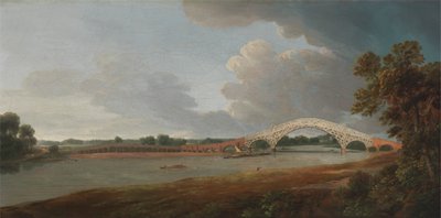 Old Walton Bridge by Francis Towne