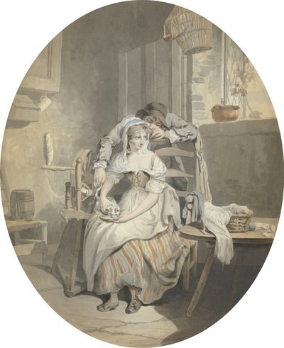 Rustic Courtship by Francis Wheatley