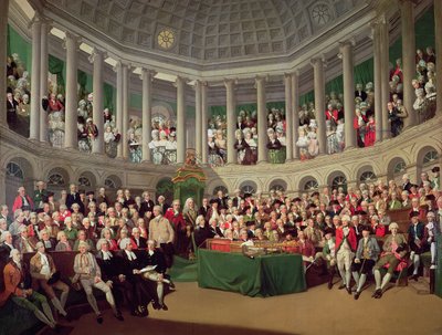 The Irish House of Commons by Francis Wheatley