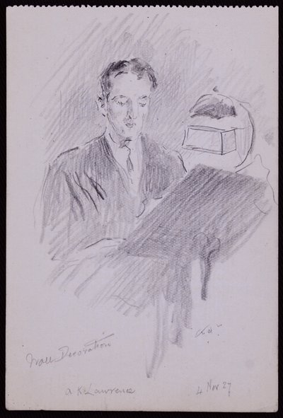 Portrait of AK Lawrence by Francis Wilfred Lawson