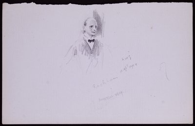 Portrait of Arthur Rackham by Francis Wilfred Lawson