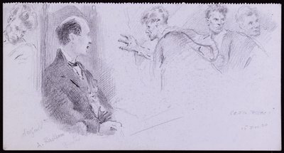 Portrait of Arthur Rackham by Francis Wilfred Lawson