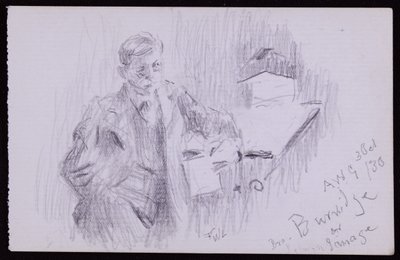 Portrait of FV Burridge by Francis Wilfred Lawson