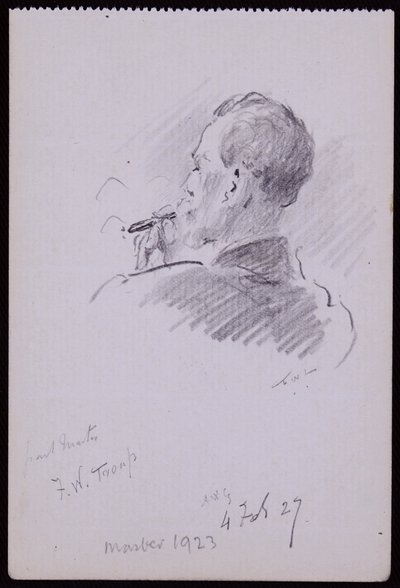 Portrait of Francis Troup by Francis Wilfred Lawson