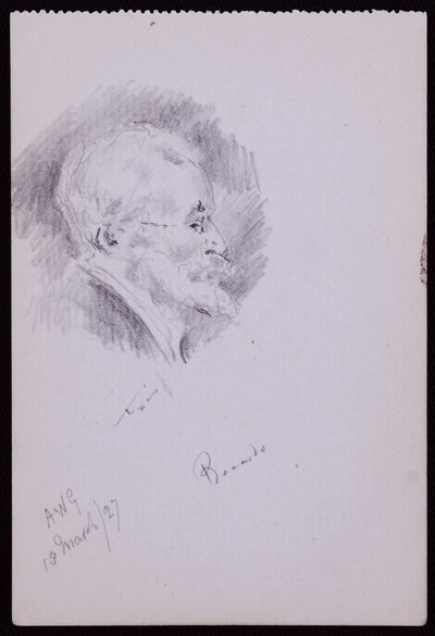 Portrait of Halsey Ricardo by Francis Wilfred Lawson