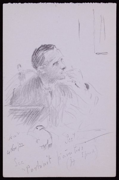 Portrait of Harold Speed by Francis Wilfred Lawson