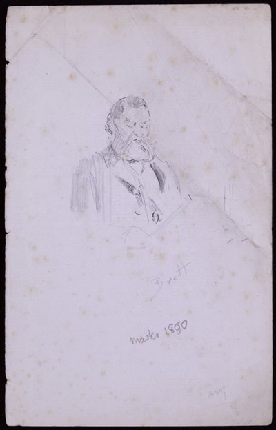 Portrait of John Brett by Francis Wilfred Lawson