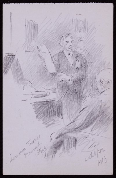 Portrait of Laurence Turner by Francis Wilfred Lawson