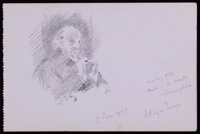 Portrait of Selwyn Image by Francis Wilfred Lawson