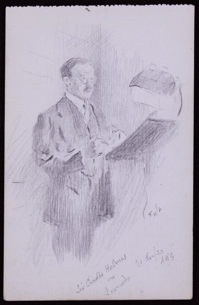 Portrait of Sir Charles Holmes by Francis Wilfred Lawson