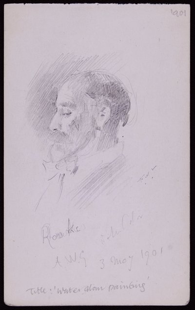 Portrait of TM Rooke by Francis Wilfred Lawson