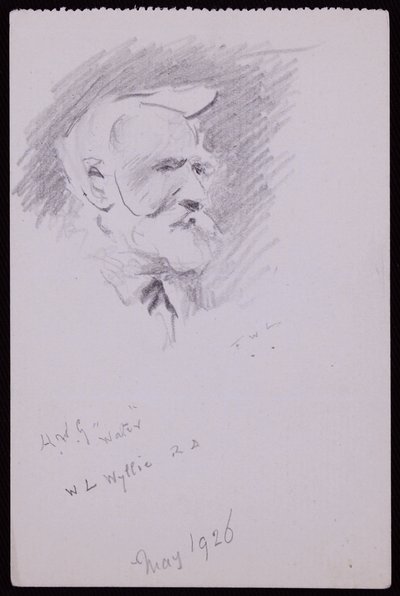 Portrait of WL Wyllie by Francis Wilfred Lawson