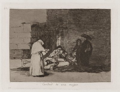 Charity of a Woman by Francisco de Goya