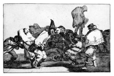 Carnival fantasy, 1819-1823 by Francisco de Goya