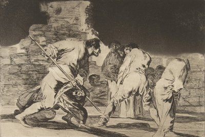 Disparates Los Proverbios, ca. 1816-23 published 1864 by Francisco de Goya