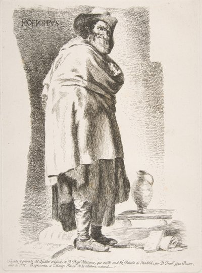 Moenippus Menipo Filosofo by Francisco de Goya