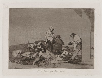 No Need to Shout by Francisco de Goya