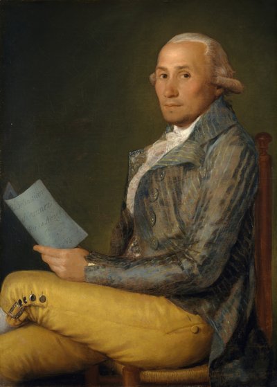 Sebastián Martínez y Pérez, 1792 by Francisco de Goya