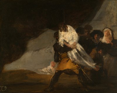 The Hanged Monk by Francisco de Goya