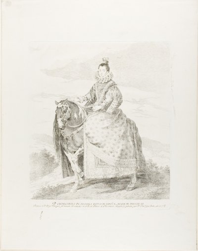 Margaret of Austria by Francisco Jose de Goya y Lucientes