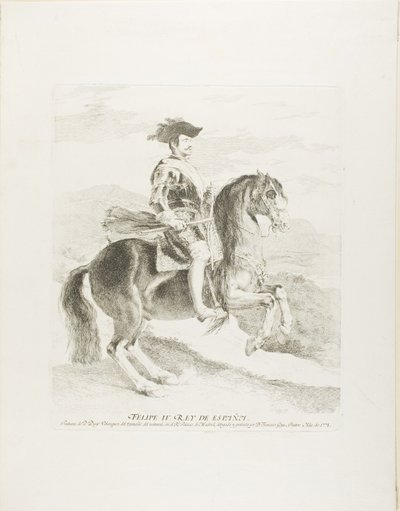 Philip IV by Francisco Jose de Goya y Lucientes