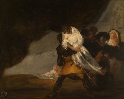 The Hanged Monk by Francisco Jose de Goya y Lucientes