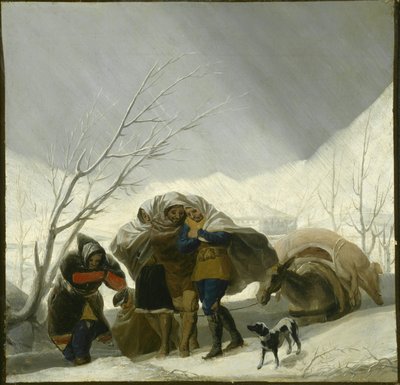Winter Scene by Francisco de Goya