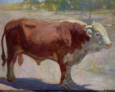 The Yellow Bull by Francisco Llorens Diaz