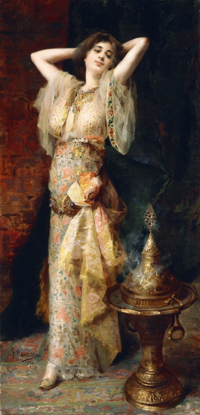 Odalisque by Francisco Masriera y Manovens