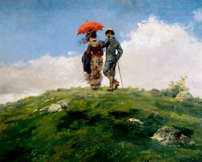 The green mountain by Francisco Masriera y Manovens