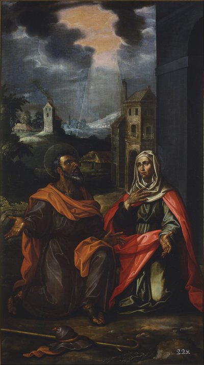 Saint Joachim and Saint Anne by Francisco Pacheco