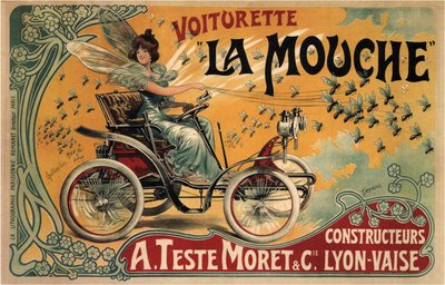 Voiturette La Mouche, 1900 by Francisco Tamagno