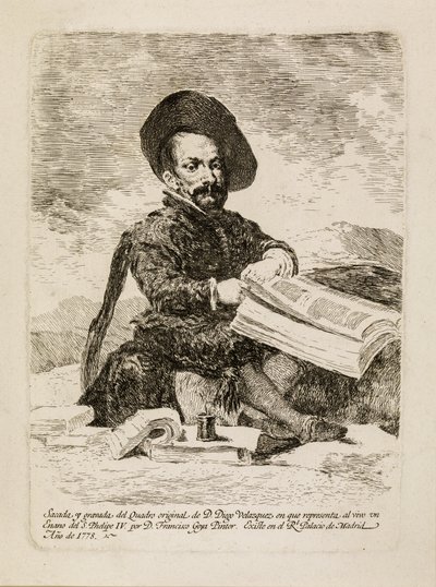 A Dwarf [El Primo] by Francisco de Goya