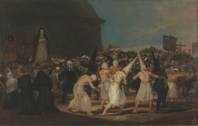 A Procession of Flagellants by Francisco de Goya