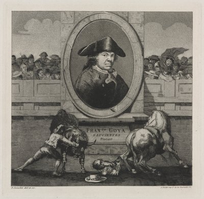 Bullfights: Frontispiece by Francisco de Goya
