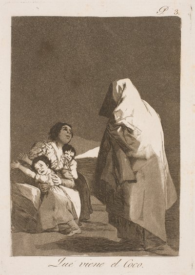 The Bogeyman is Coming by Francisco de Goya