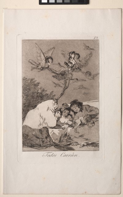 Caprichos: All Will Fall by Francisco de Goya