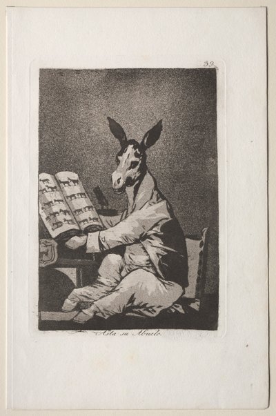 And So was His Grandfather. by Francisco de Goya