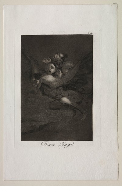 Caprichos: Bon Voyage! by Francisco de Goya