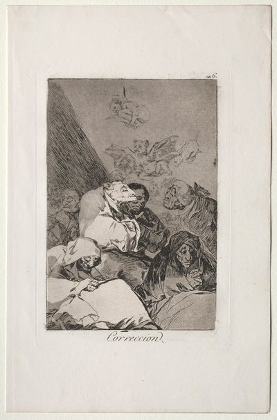 Caprichos: Correction by Francisco de Goya