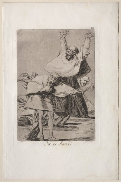 Caprichos: It is Time by Francisco de Goya