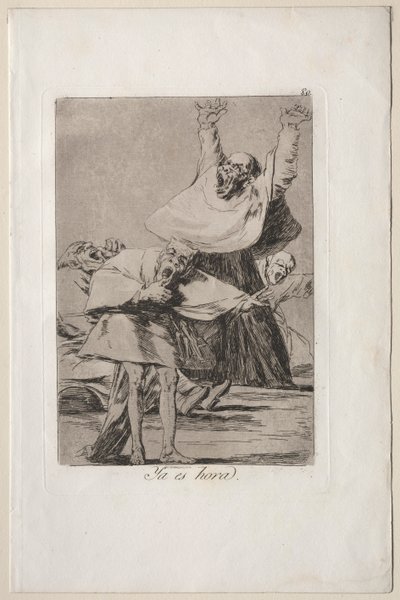 Caprichos: It is Time by Francisco de Goya