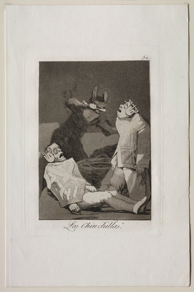 Caprichos: The Chinchillas by Francisco de Goya