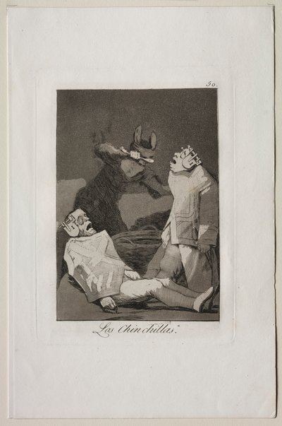Caprichos: The Chinchillas by Francisco de Goya