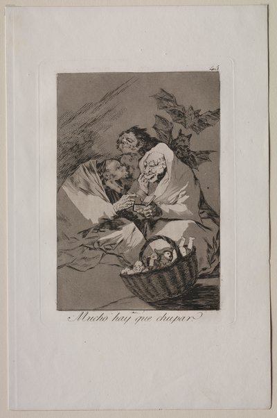 There is Plenty to Suck by Francisco de Goya