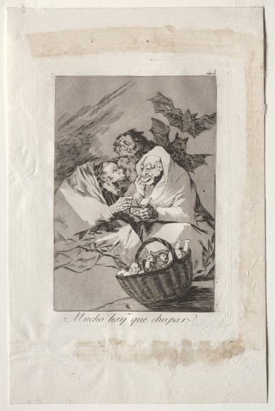 Caprichos: There is Plenty to Suck by Francisco de Goya