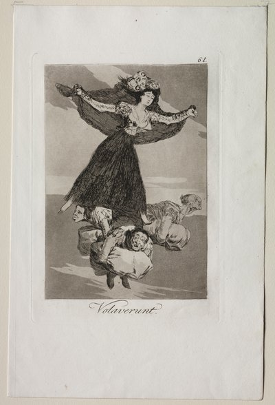 Caprichos: They Have Flown by Francisco de Goya