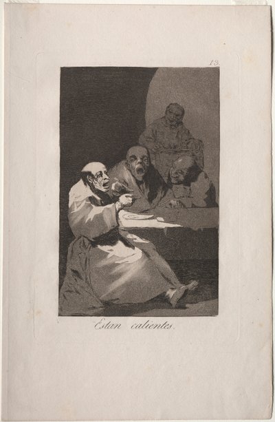 Caprichos: They are Hot by Francisco de Goya